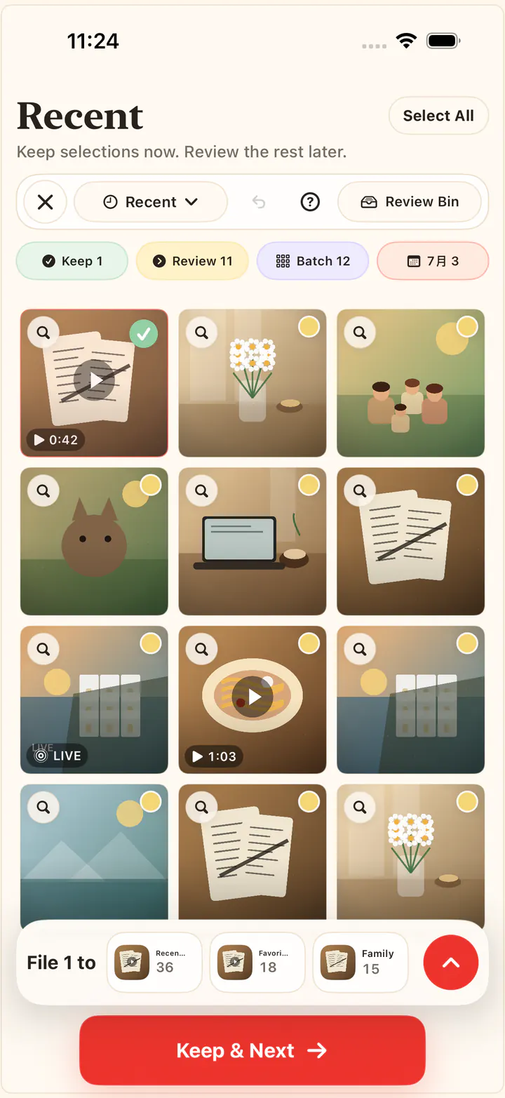 KeepFirst keep-first grid
